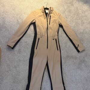 Zara Tan and Black Jumpsuit